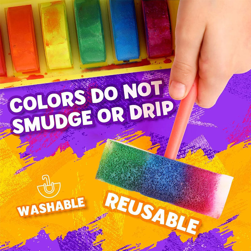 Rainbow Paintbrush Set