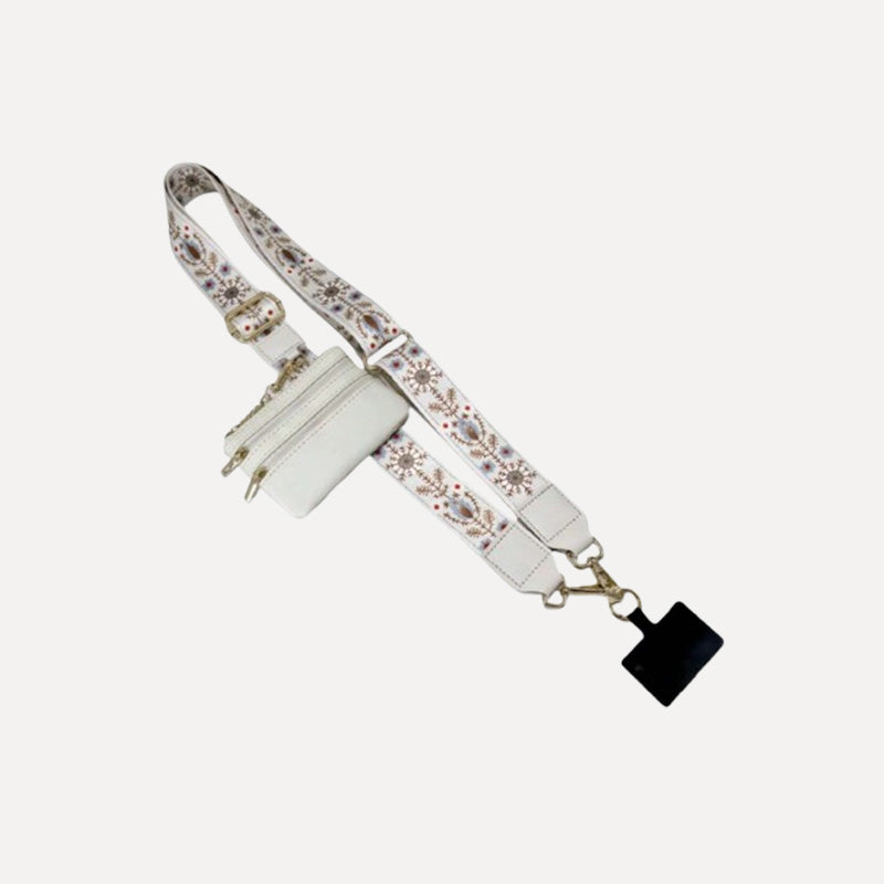 💖Phone Strap with Zippered Pouch