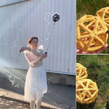 Rotating Bubble Ball