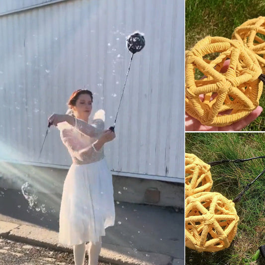 Rotating Bubble Ball