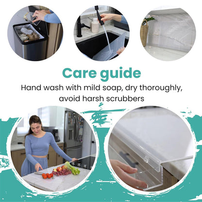 Acrylic Cutting Board With Edge