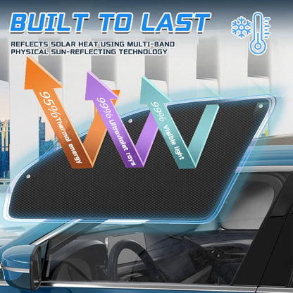 🚗 Ultimate Suction Cup Car Sunshade Curtain – Stay Cool & Protected All Year Long! ☀️❄️