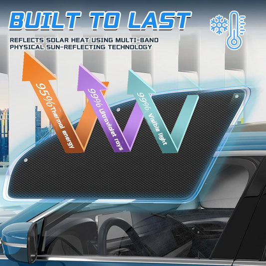 🚗 Ultimate Suction Cup Car Sunshade Curtain – Stay Cool & Protected All Year Long! ☀️❄️