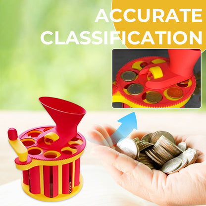 Hand-Cranked Coin Sorter