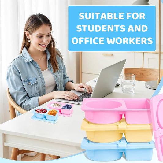 Silicone Compartment Lunch Box