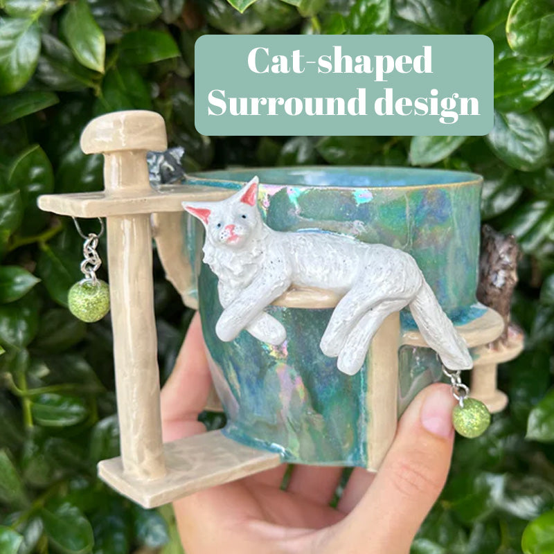 Kittens Around The Water Cup