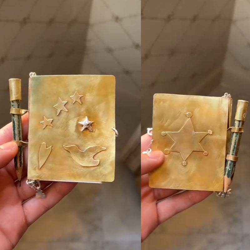 Mini Embossed Notebook