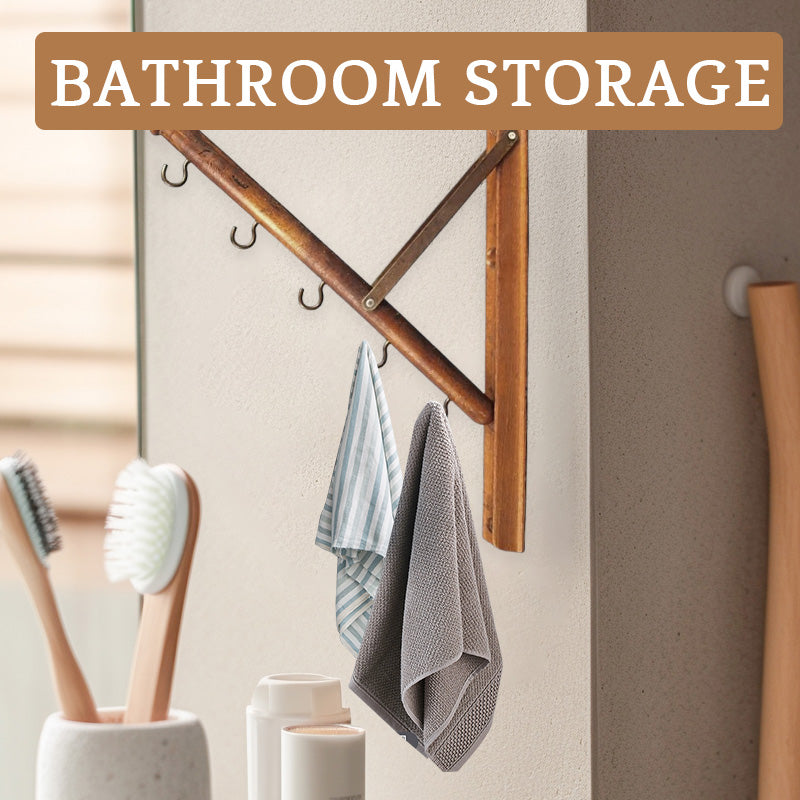 Multifunctional Wooden Folding Hanger