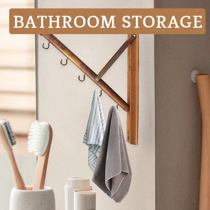 Multifunctional Wooden Folding Hanger