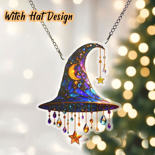 🧙♀️✨ Magical Acrylic Window Hanging Ornaments