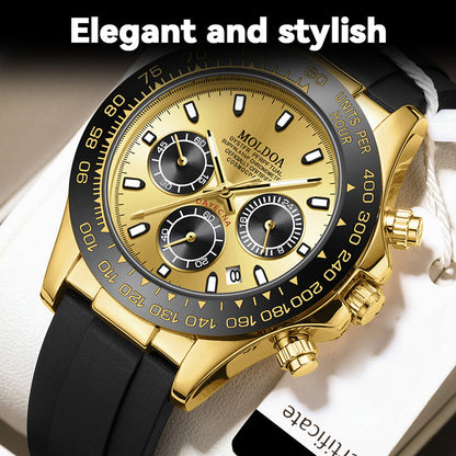 Multifunction Diamond Luminous Waterproof Silicone Wrist Watches