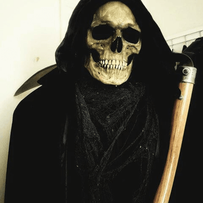Full Head Skull Mask with Movable Jaw