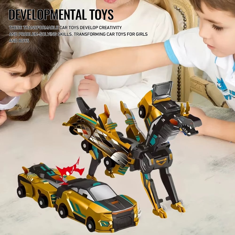 2025 New product 💥 Collision Transforming Dinosaur Car Toy