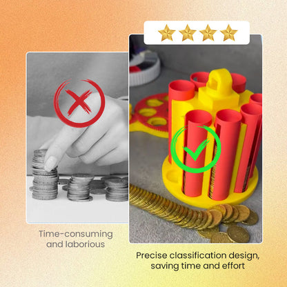 Hand-Cranked Coin Sorter