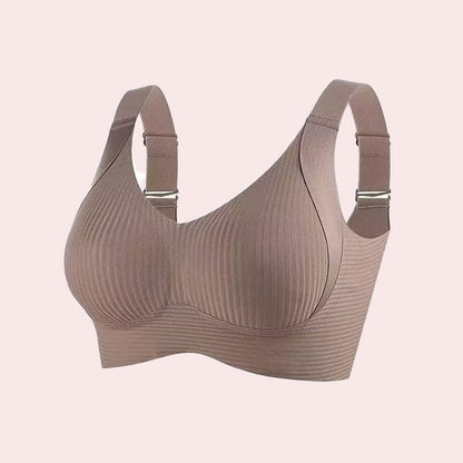 🎁Women's Ribbed Push Up Adjustable Wireless Bra