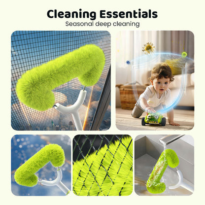 Easy-Clean Window Screen Brush for Home & Apartment