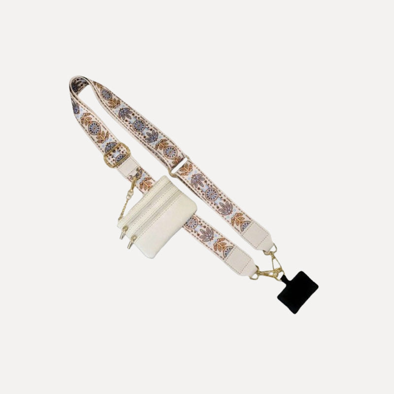 💖Phone Strap with Zippered Pouch