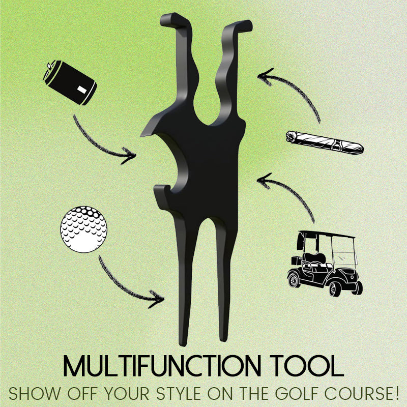 Multifunctional Golf Cigar Clamp