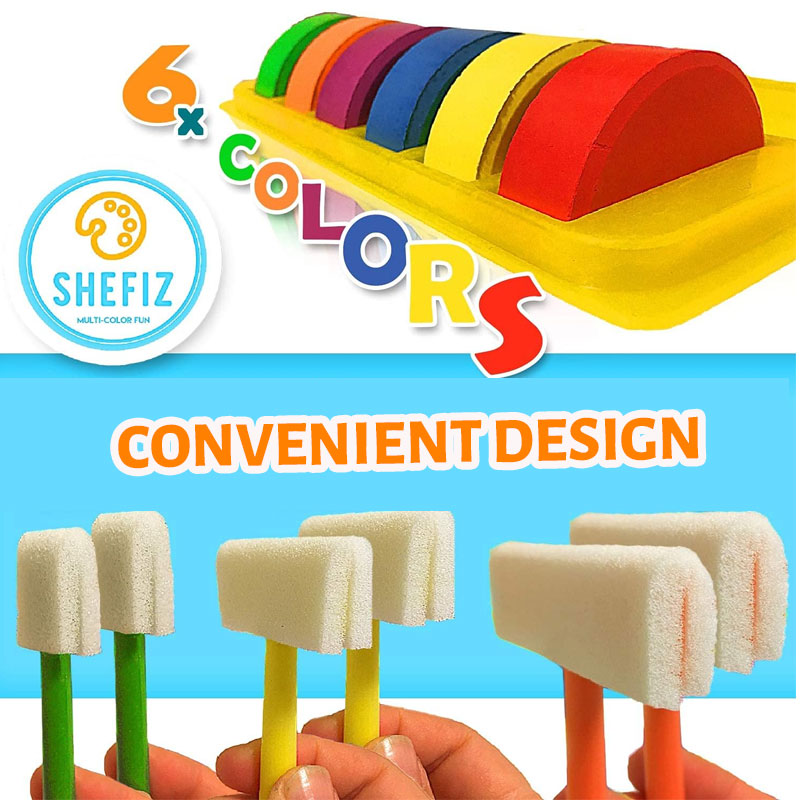 Rainbow Paintbrush Set