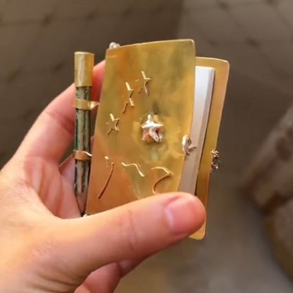 Mini Embossed Notebook