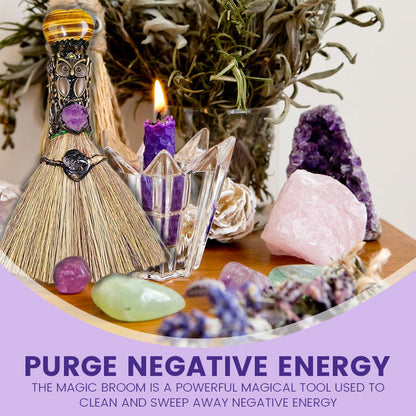 Handmade Magic Broom Ornaments