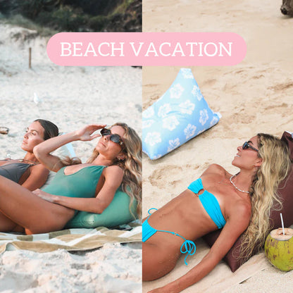 Multifunctional beach cloth bag backrest