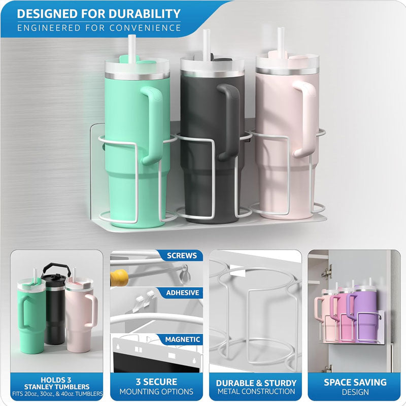 Magnetic Cup Storage Rack