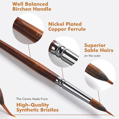 One Stroke To Create A Flower · Petal-Shaped Brush(6pcs)