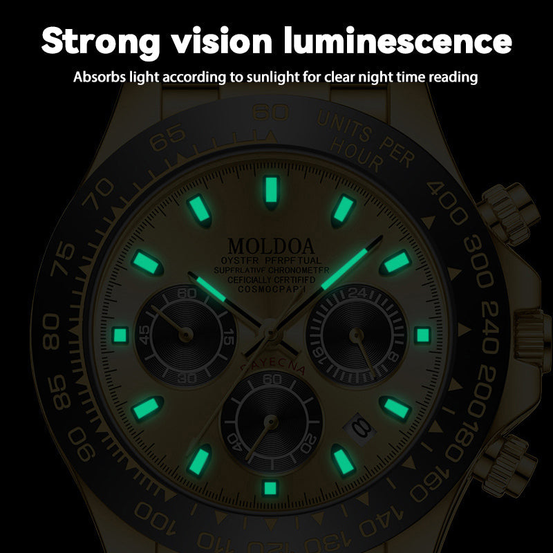 Multifunction Diamond Luminous Waterproof Silicone Wrist Watches