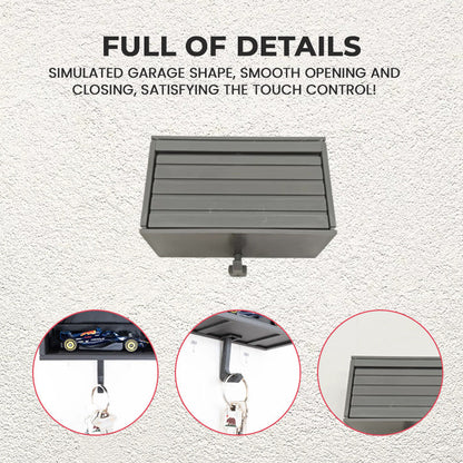 Garage Keychain Pendant With Openable Door