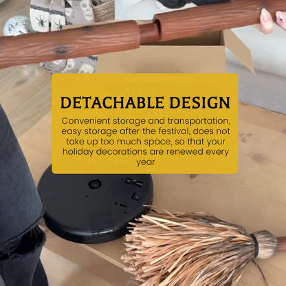 A Moving Halloween "Magic" Broom