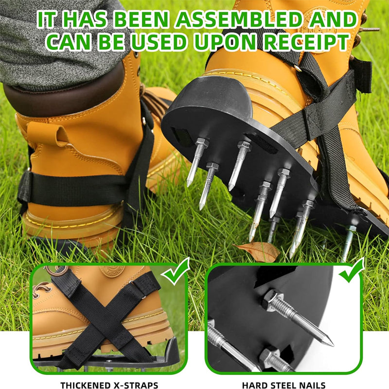 🌱 Lawn Aerator Shoes - To Loosen The Grass