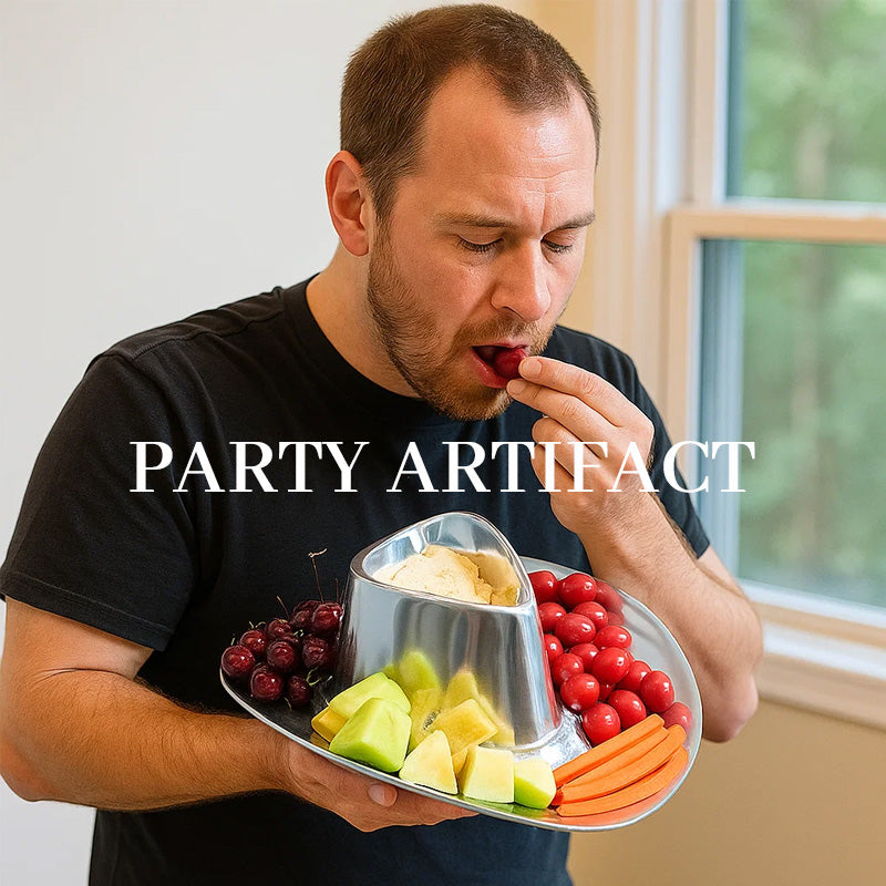 Cowboy Hat-Shaped Snack Plate