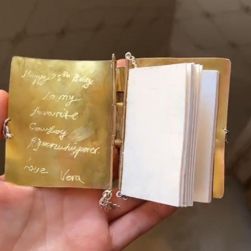 Mini Embossed Notebook