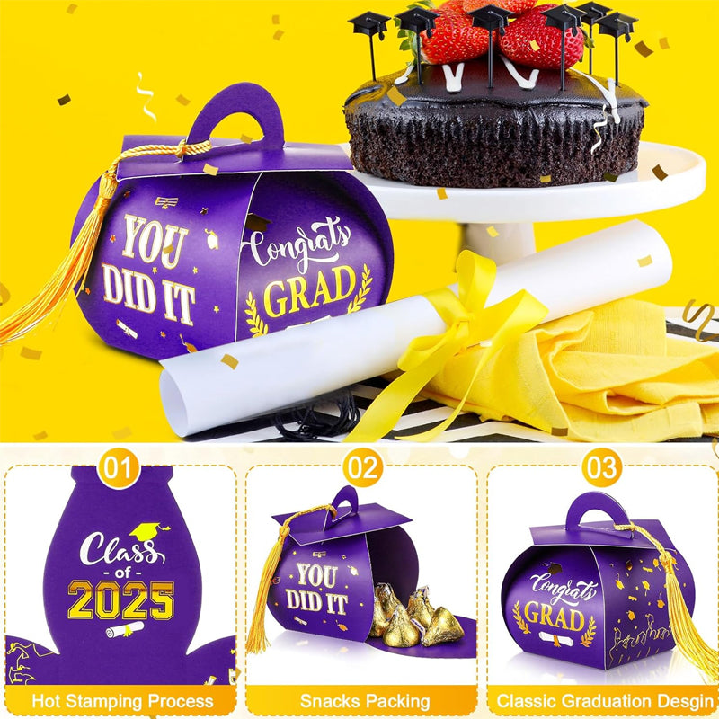 Graduation cap gift box