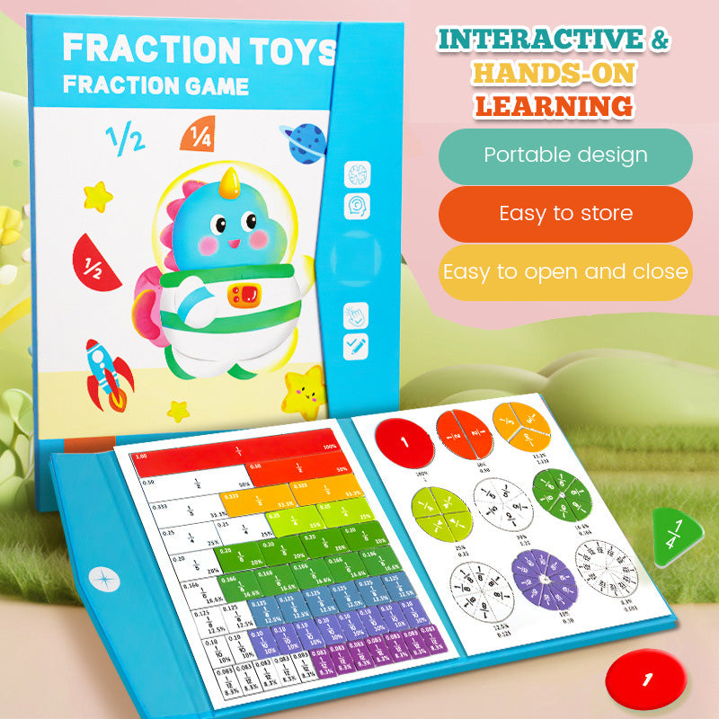 🧲 Magnetic Fraction Learning Kit – Master Fractions with Fun & Ease!