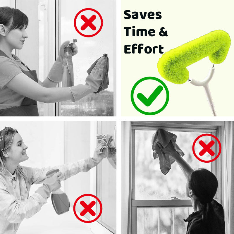 Easy-Clean Window Screen Brush for Home & Apartment