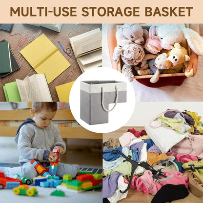 Foldable L-Shaped Storage Basket