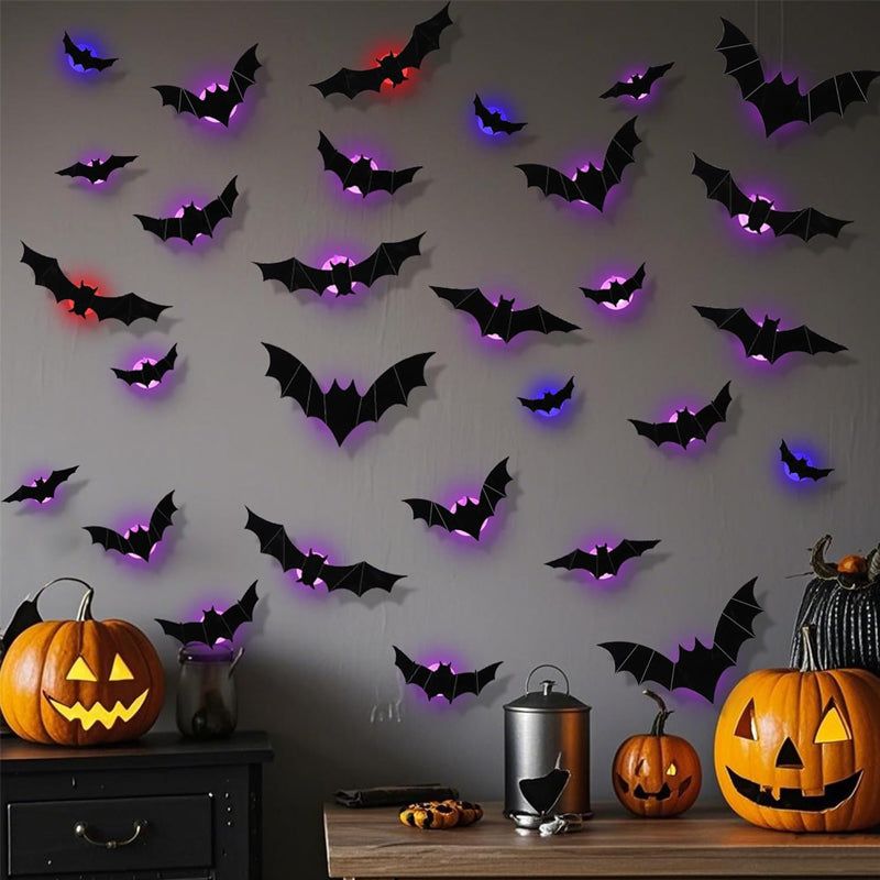 LED Bat Wall Sticker