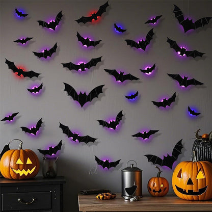 LED Bat Wall Sticker