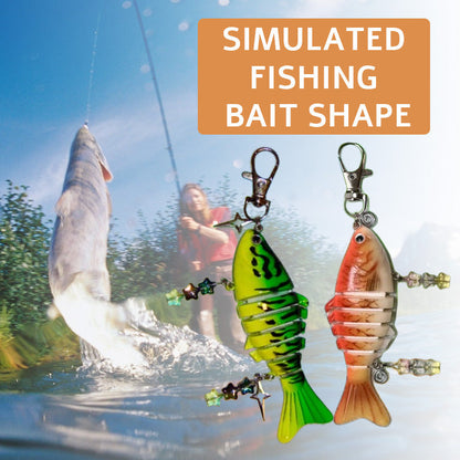 Fishing Bait Keychain