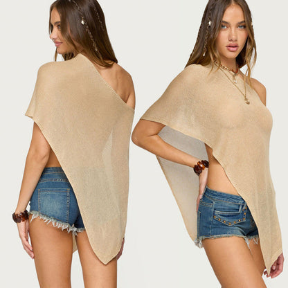 One-Piece Hot Girl Knitted Shawl