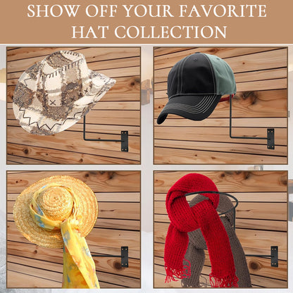 Wall-Mounted Metal Hat Rack