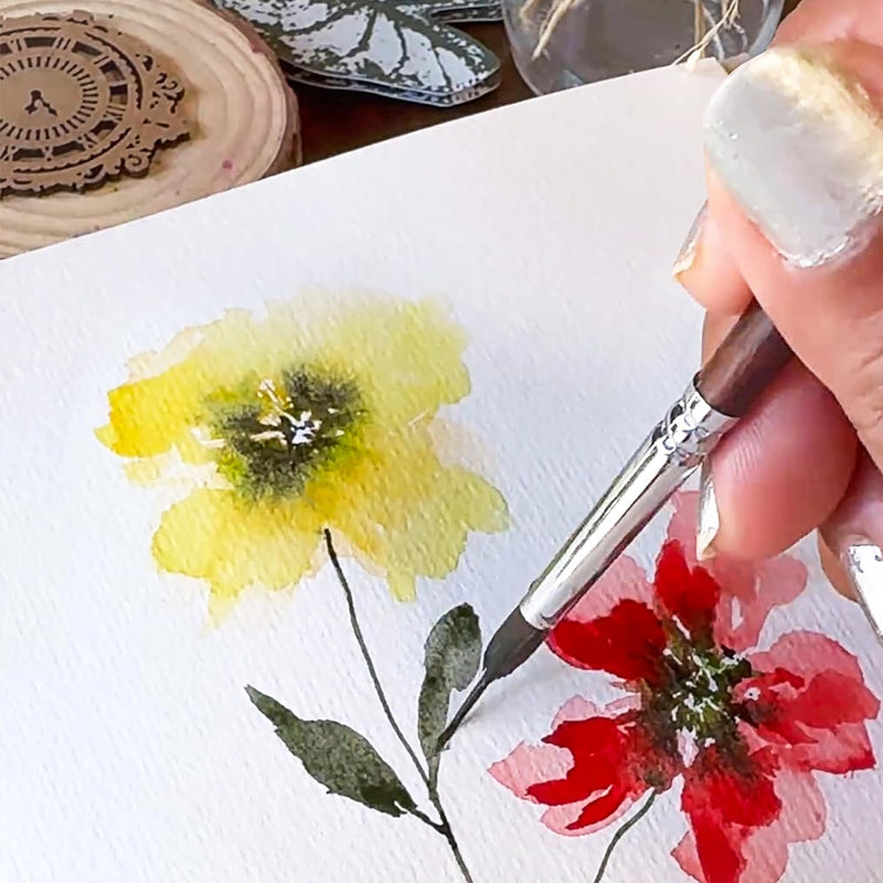 One Stroke To Create A Flower · Petal-Shaped Brush(6pcs)