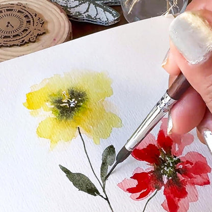 One Stroke To Create A Flower · Petal-Shaped Brush(6pcs)