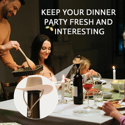 Creative Cowboy Hat Wine Bottle Stopper