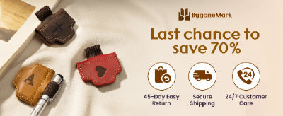 Personalized Magnetic Leather Pen Holder Bookmark