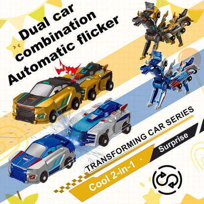 2025 New product 💥 Collision Transforming Dinosaur Car Toy