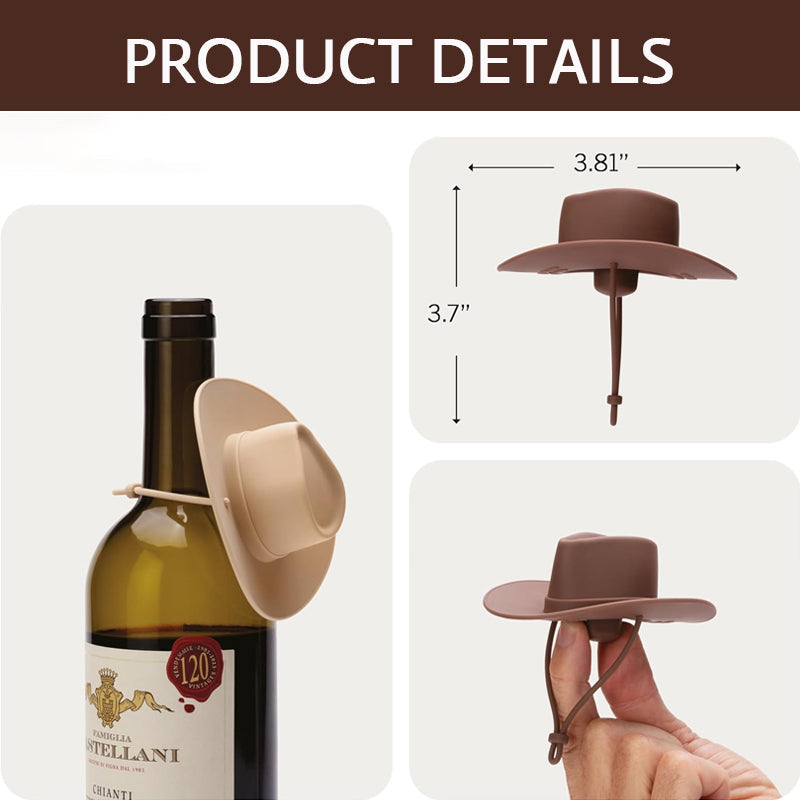 Creative Cowboy Hat Wine Bottle Stopper