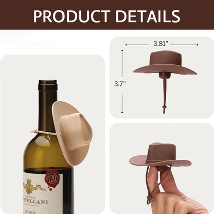 Creative Cowboy Hat Wine Bottle Stopper